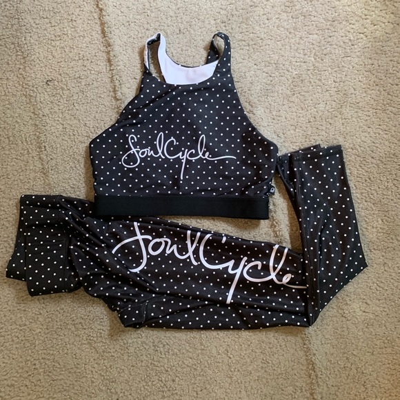 soulcycle Other - Soul Cycle x Terez Polka Dot Workout Set